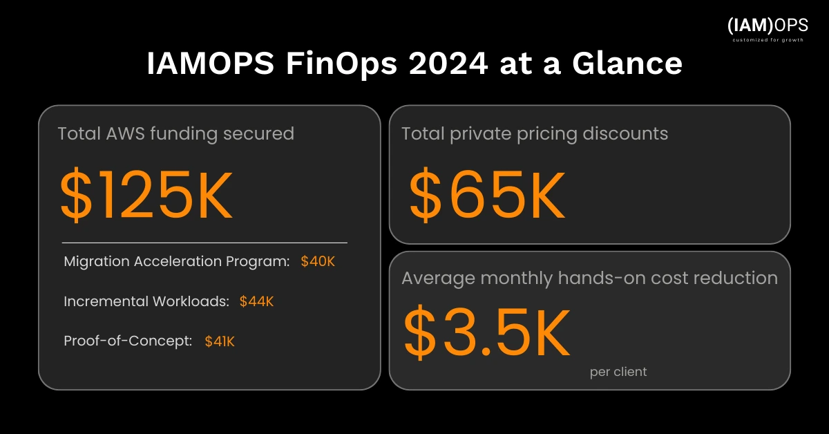 IAMOPS FinOps 2024 at a glance